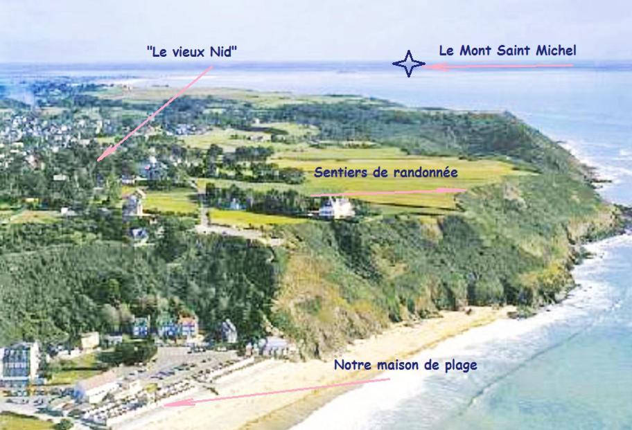 Le Vieux Manoir Acomodação com café da manhã Carolles Exterior foto
